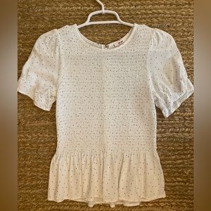 Francesca’s smocked top NWOT